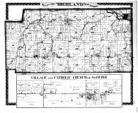 Highland Township, Bluecreek P.O., Cedar Grove, St. Peter, Franklin County 1882 Microfilm